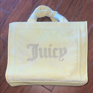 Juicy Couture Soft Yellow Tote Bag
